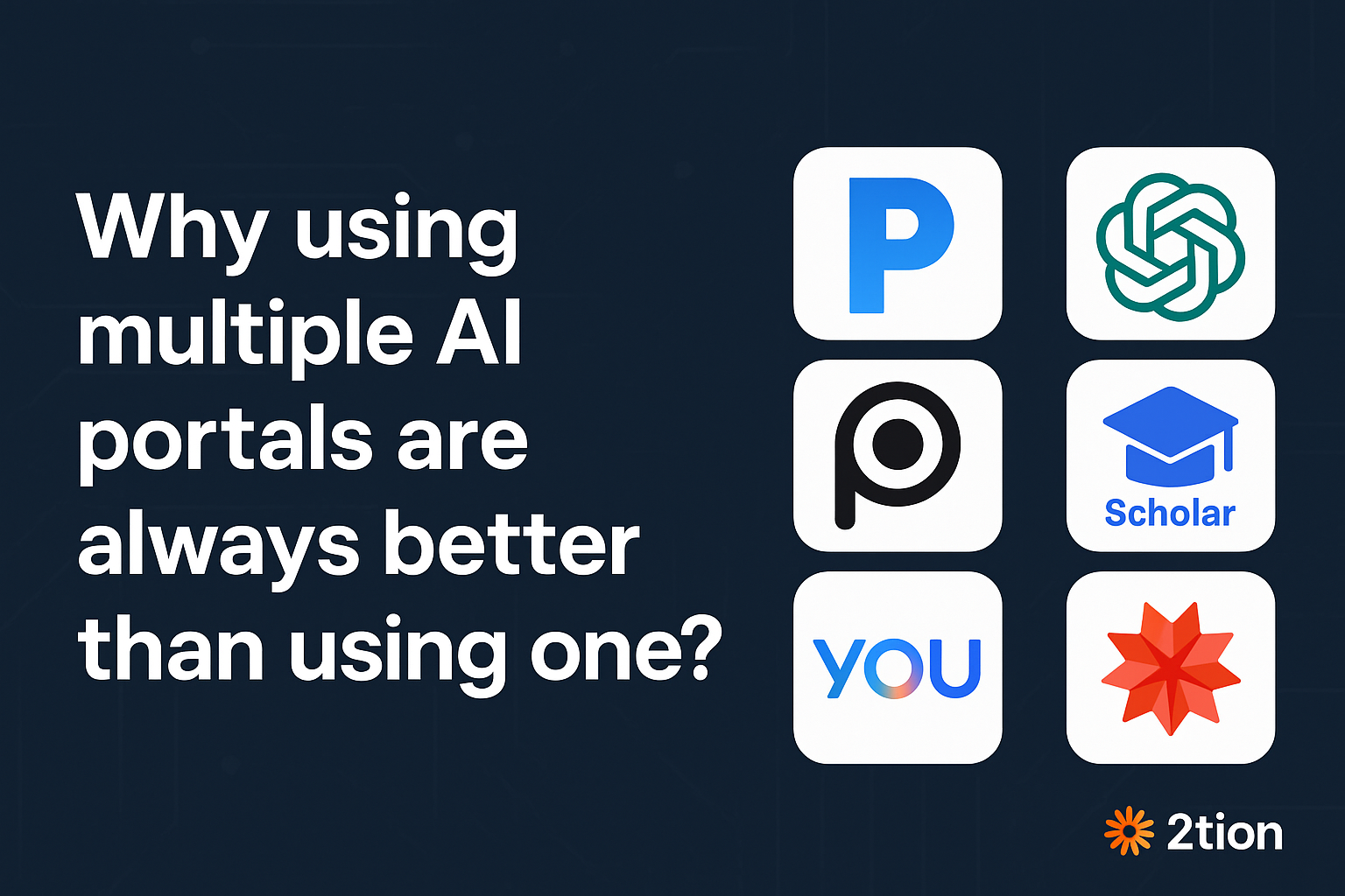 Hero — Why use multiple AI portals